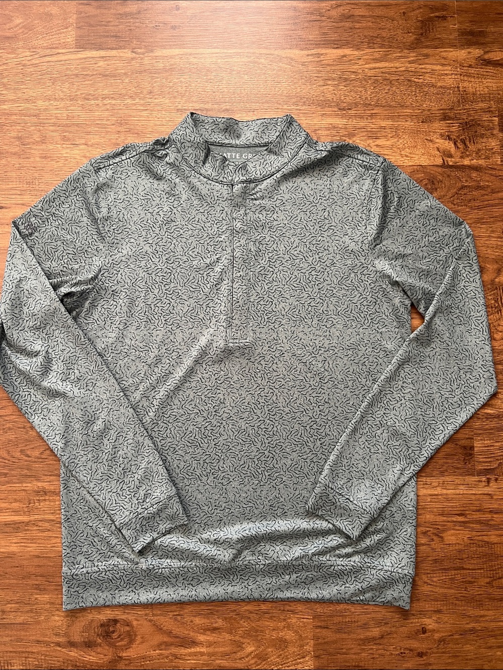 Matte Grey - Golf Half Zip Pullover